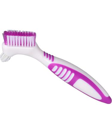 Double-Sided Portable Cleaning Brush for Artificial Teeth | Denture Toothbrush for Effective Cleaning - International Shipping Available - Buy Online on GoSupps.com