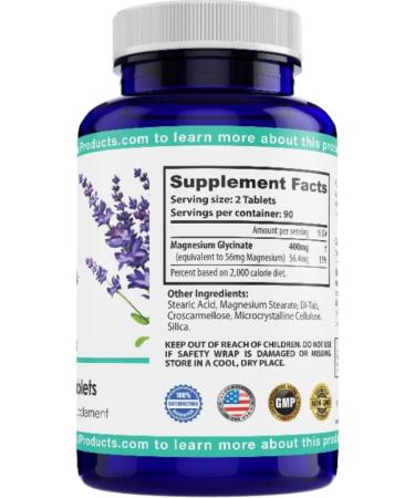 Dr. Valerie Nelson Magnesium Glycinate 400mg | 180 Tablets - Best Price - Promotes Heart, Nerve, & Muscle Health | Highly Absorbable - Buy Online on GoSupps.com