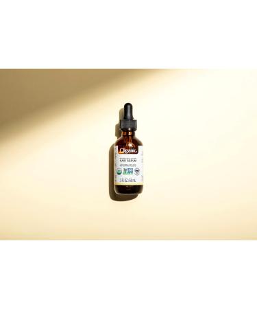 Cliganic Organic Hair Serum - Shine & Frizz Control for Dry Hair - Jojoba & Coconut Oils - 2oz - International Shipping Available - Buy Online on GoSupps.com
