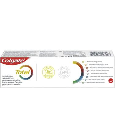 Colgate Toothpaste Total Plus Healthy White - 12x75ml Pack | Superior Teeth & Gums Protection - Buy Online on GoSupps.com