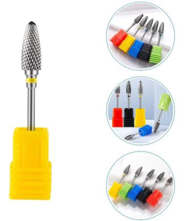 minkissy Metal Drill Bits Manicure Drill Bit Nail Art Drill Bits Nail Grinding Head Acrylic Nail Drill Bits Grinding Head Nail Drill Bit for Pedicure Yellow Manicure Tools As Shown - Buy Online on GoSupps.com