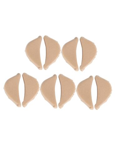 NOLITOY 5 Pairs Sneakers with Sponge Shoe Filler -of-Foot Cushions Sponge Toe Filler Sponge Forefoot Pads