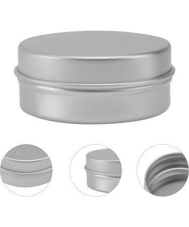 POPETPOP Box Tinplate Jars Candle Tin Screw Lid Round Tin Empty Aluminum Tins Tea Tin Cans Eye Shadow Tin Candle Tin Jar Empty Metal Tins Tin Cans with Screw Cap The Slide Travel Mini - Buy Online on GoSupps.com