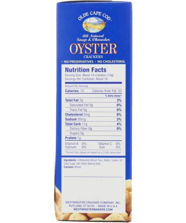 Shop Olde Cape Cod Oyster Crackers - Trans Fat Free - 8 oz - International Shipping Available - Buy Online on GoSupps.com