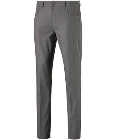 PUMA Men's 2019 Jackpot 5 Pocket Pant Quiet Shade 40W x 34L - Stylish and Comfortable Men's Pants - Buy Online on GoSupps.com
