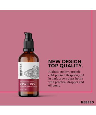100% Pure Natural Cold Pressed Raspberry Seed Oil 100ml | Anti-Aging Care Vitamin A/E AGE Rich Oil - Buy Online on GoSupps.com