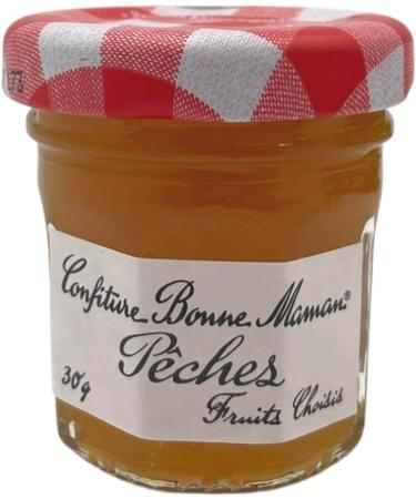 Bonne Maman Peach Mini Jam 15 x 30g - Buy Online on GoSupps.com