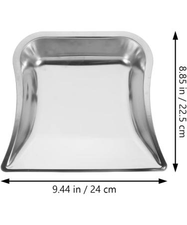 Stainless Steel Pan Dustpan Collector Pan for Home Kitchen dustpan Silver - Buy Online on GoSupps.com