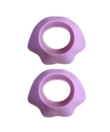 Lot de 2 bracelets pour laver le visage les poignets les protections contre l'eau pour le lavage des poignets violet
