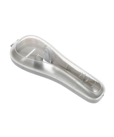 Doitool box razor storage box razor mass hair razor for men gifts trimmer for men organizer for male razors protective cover for razor-bearing StK 16.5x6x3.5cm gray