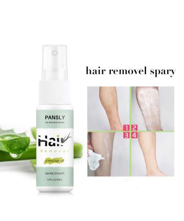 8 Mins Hair Off Hair Removal Cream - Face, Body, Pubic Hair Depilatory - Painless Hair Removal Spray for Beard, Bikini, Legs, Armpit - Buy Online on GoSupps.com