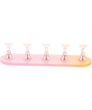 FRCOLOR 5 Sets Nail Practice Holder Manicure Nail Stands Decorative Nail Stands Nail Holder for Painting Nails Practice Nail Display Training Nail Stands Nail Oval Aurora - Buy Online on GoSupps.com