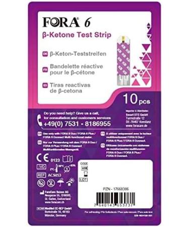 Fora -Keton Test Strips - 20 Pieces | Accurate Ketone Testing for Optimal Health - Fast International Shipping - Buy Online on GoSupps.com