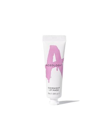 Aceology Beauty Overnight Lip Mask - Exfoliating Hydrating & Smoothing | 1oz - Shop Internationally for Soft Kissable Lips - Buy Online on GoSupps.com