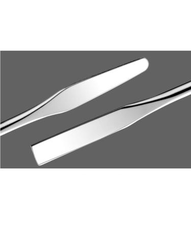 2Pcs Stainless Steel Cosmetic Spatulas - Professional Makeup Mixing Tools - Buy Online on GoSupps.com