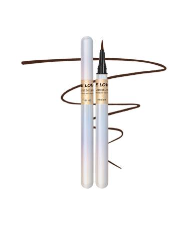Ultra Fine Tip Eyeliner | Waterproof Matte Fine Tip Liquid Eyeliners | Highly Pigmented Quick Drying Waterproof Eye Liners for Women Makeup Shows Halloween All Eye Shapes Frifer 02#