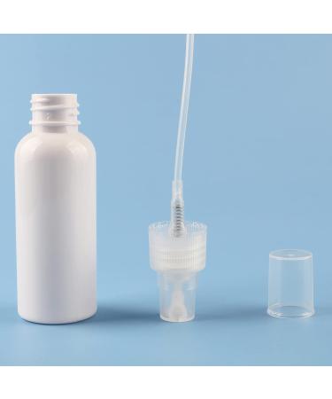 TIANZD 12 Pieces Empty 50 ml White PET Plastic Fine Mist Pump Spray Bottles with White Top Portable Sprayer for Perfume Water Cosmetic Travel Containers Refillable 2x Funnel - Buy Online on GoSupps.com