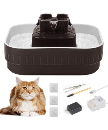 Kastty 18 Pack Ceramic Pet Water Fountain Replacement Filters - Activated Carbon & PP Cotton, Food Grade - Filter for Healthy Drinking Water - Buy Online on GoSupps.com