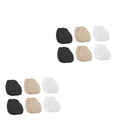 NOLITOY 12 Pairs High Heels Forefoot Pad Foot Pads for Leather Shoes Forefoot Cushions Pads Shoe Inserts for Heels Forefoot Pads Ball Gel Insoles Support Comfortable Half Size Pad Gel