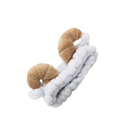 Toyvian Horn Headband - Elastic Hair Band for Makeup & Shower | Light Blue Hair Tie - Buy Online on GoSupps.com