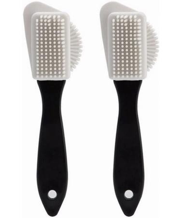 Shoe Brush 1pcs Shoehorn Brush Black Cleaning Brush for Suede Nubuck Boot Shape Shoe Cleaner Wholesale Boot Leather Shoes Cleaner Basket Brush - Buy Online on GoSupps.com