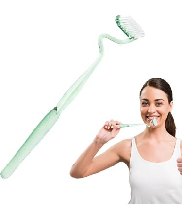 S-Shaped Toothbrush for Deep Cleaning | Soft Bristles Manual Toothbrush for Adults - Multifunctional Oral Care - Buy Online on GoSupps.com