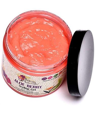 Alikay Naturals Aloe Berry Style Gel 8oz - Organic Aloe Vera for Men & Women | Aloe Berry Infusion - Pack of 1 - Buy Online on GoSupps.com