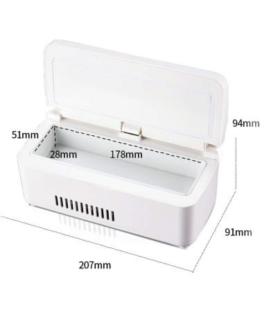 Mini Insulin Refrigerated Box - Portable Smart Home Medical Fridge with Charging Capability - Buy Online on GoSupps.com