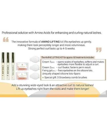 Amino Lash Lifting Kit For Perfect Curling and Lifting Up Natural Lashes (Full Kit) - Buy Online on GoSupps.com