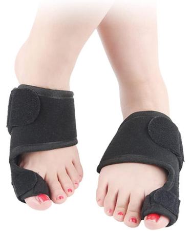 Healeved Bunion Toe Separators Kit - 2 Pairs | Pain Relief & Toe Alignment | Hammer Toe Corrector & Bunion Protector | Black Valgus Toe Sleeve Set - Buy Online on GoSupps.com