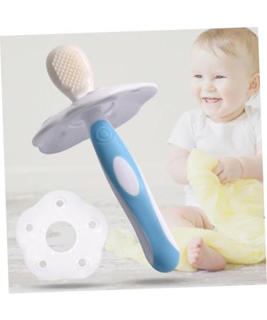 Buy Beaupretty Silicone Children's Toothbrush for Toddlers | Baby Training Brush Set - 1 Piece Blue | Soft Bristles for Gentle Oral Care - Buy Online on GoSupps.com