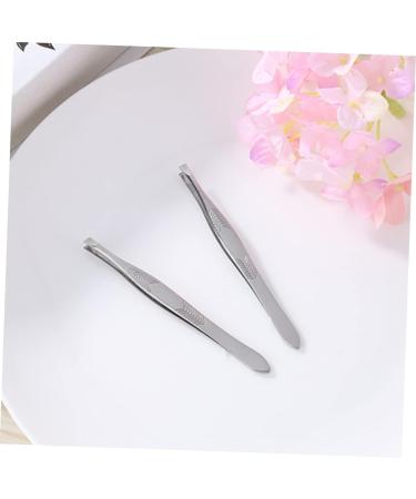 POPETPOP Eyebrow Eyebrow Removal Eyebrow Tool Slant Tip Eyebrow Tweezer Eyebrow Clip Stainless Steel A011 - Buy Online on GoSupps.com