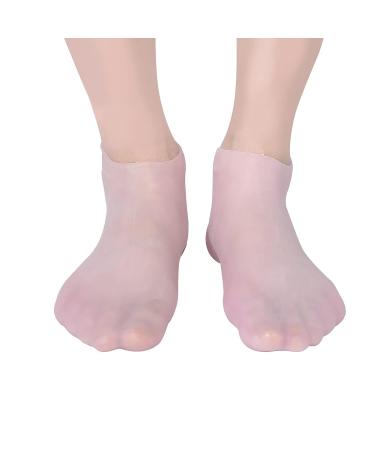 Moisture Socks for Foot Care | Anti-Crack Silicone Pedicure & Spa Socks for Men & Women - XL (42-44) - Buy Online on GoSupps.com