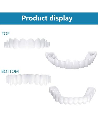 Buy Gimly Teeth Set - Lightening Dentures for Men & Women | Top & Bottom False Teeth 1 Pair - Buy Online on GoSupps.com