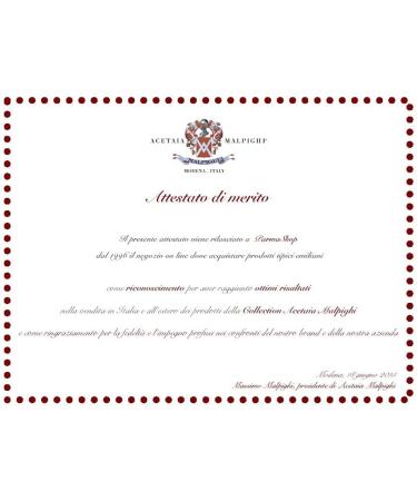 Tradizional Balsamic Vinegar of Modena PDO - 25 Years Old + Tic doser + Recipes Book- Acetaia Malpighi  - Buy Online on GoSupps.com