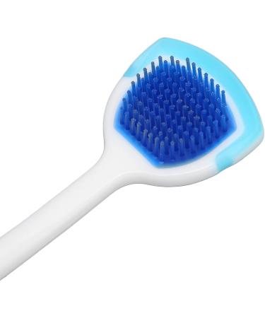 10-Piece Silicone Tongue Brush & Scraper Set - Blue Tongue Cleaner for Bad Breath Relief | International Shipping - Buy Online on GoSupps.com