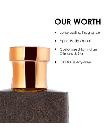 Dark Brown Orchid Long Lasting Men Perfume Amber Powdery & Woody Soothing Fragrance | Eau De Perfum | 100ml - Buy Online on GoSupps.com