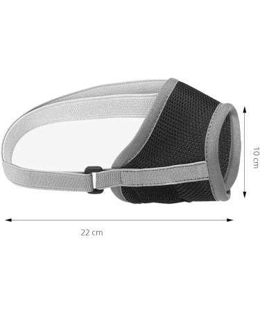 Breathable Soft Muzzle for Medium Dogs - Prevent Biting Barking & Chewing | Koboko XL Gray - Buy Online on GoSupps.com