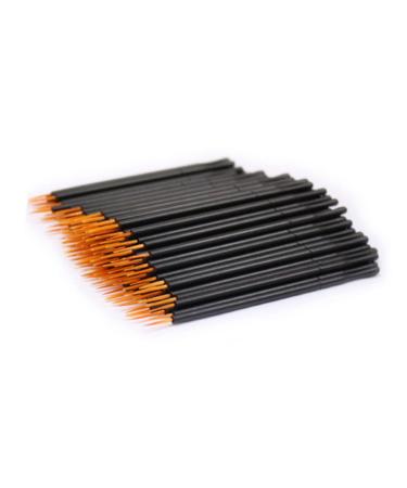 Beavorty 100pcs Eyeshadow Set Lipstick Wands Disposable Eyeliner Makeup Gadgets Eye Makeup Brush Eye Makeup Tools White Makeup Eyeliner Makeup Gel Makeup Stick 15cmX10cm Orange