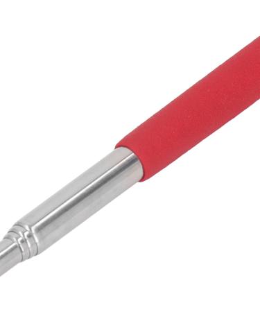 Adjustable Telescopic Back Massage Roller - 2 Piece Stainless Steel Relief Device for Full Body Use - Portable & Easy to Use (Red) - Buy Online on GoSupps.com