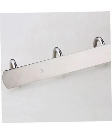 Angoily 3pcs 5 Kitchen Hooks Pegs Coat Hangers 5 Pegs Door Back Hooks Over The Door Hangers mediumx3pcs Silverx3pcs - Buy Online on GoSupps.com