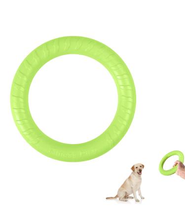 Qeeroyo dog fitness ring dog bite ring bite ring dogs dog toys ring dog flight disc toy bite ring for dogs interactive training ring for small medium-sized big dogs green green