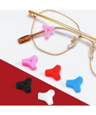 Beavorty 20 Pair Anti-Slip Glasses Ear Handles - Comfortable Silicone Holders for Sunglasses & Glasses | Black & Pink Accessories - Buy Online on GoSupps.com