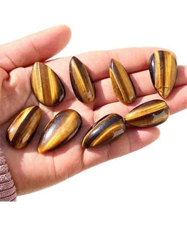 Natural Gold Flash Tiger Eye Gem Drop 1pc - Buy Online on GoSupps.com