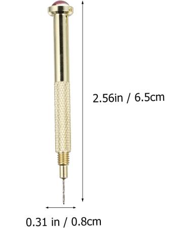 FRCOLOR 9 Pcs Nail Drilling Drill Nail Piercing Drills Drill Machine Bit Nail Jewels Acrylic Nail Drill Nail Piercing Tools Diy Nail Drill Nail Art Tools Hand Drill Metal Do It Yourself 6.5x0.8cmx3pcs Goldenx3pcs - Buy Online on GoSupps.com