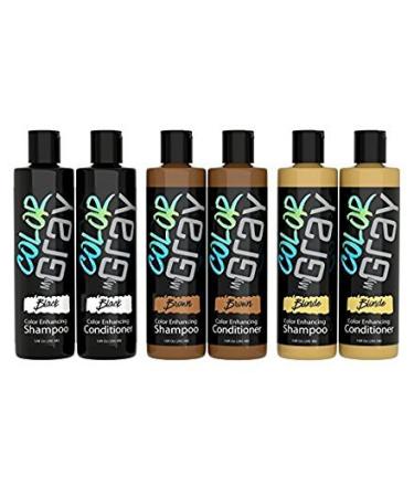 Color My Gray Brown Color Depositing Conditioner - Adds Temporary Brown Color for All Shades of Brown Hair - Men and Women - Buy Online on GoSupps.com