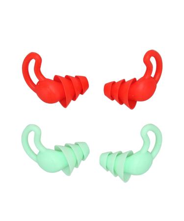 Noise Reduction Earplugs Sleeping Ear Tips 2 Pairs Fin Tips for Home Travel