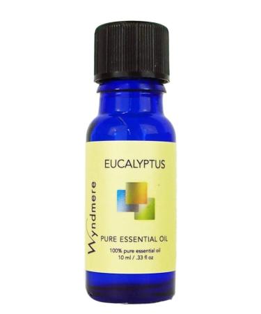 Wyndmere Essential Oils - Eucalyptus Essential Oil - 100% Pure Therapeutic Quality Oil - for Diffuser 10ml - Made in USA