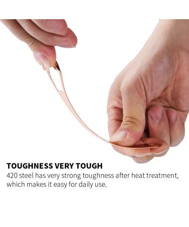 QAJZL Tongue Scrapers (2 pcs) - 100% BPA Free, for Adults and Children - Oral Care (Medical Grade) - Treats Bad Breath - Fresh Breath - Ergonomic Design - Buy Online on GoSupps.com