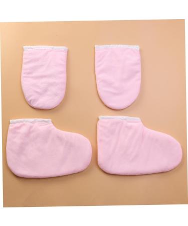 2paires Mitaines De Paraffine ponge Avec Fermeture Pression Housses Isolantes Pour Bain De Cire Mains Et Lot - Buy Online on GoSupps.com
